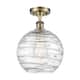 Option Antique Brass / Clear Deco Swirl