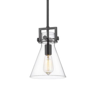 Innovations Lighting 411-1SS-11-8 Newton Cone Pendant Newton Cone 8"