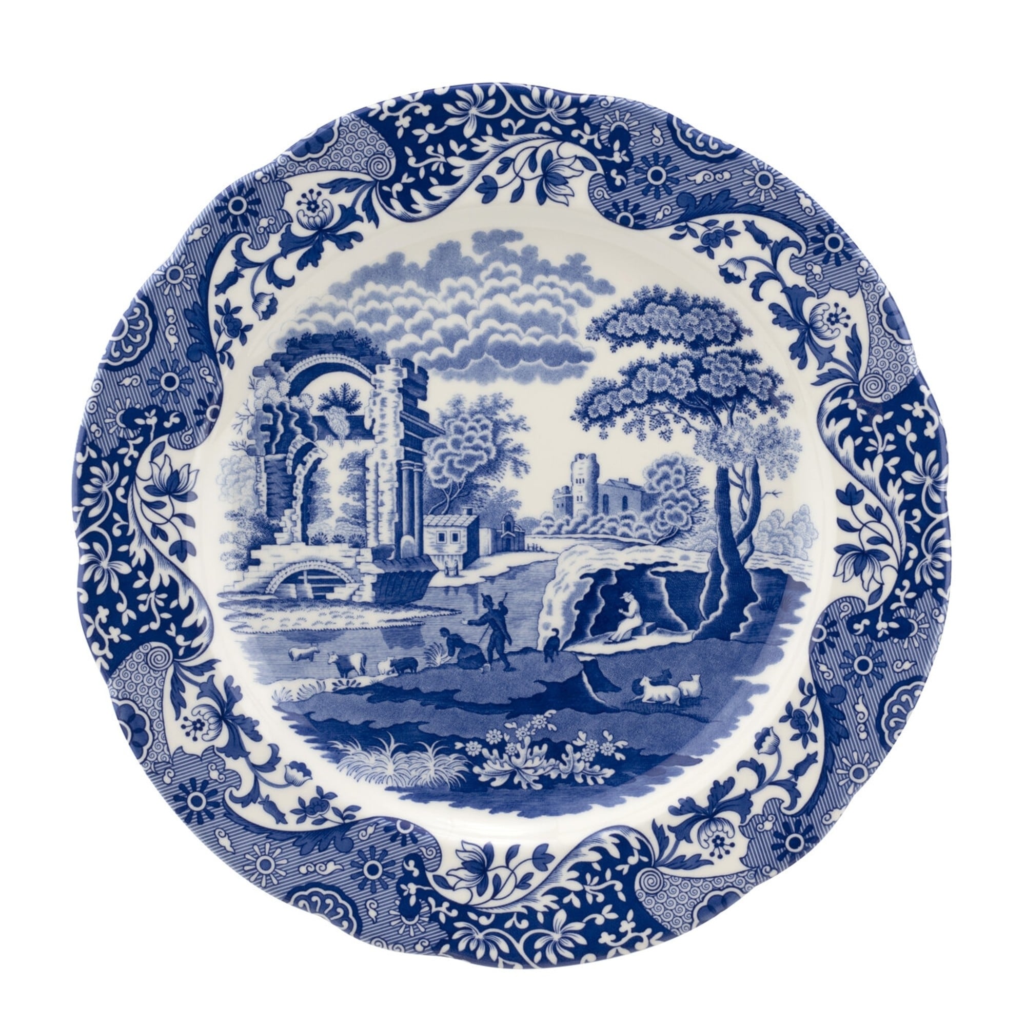Spode Blue Italian Collection Round Plate
