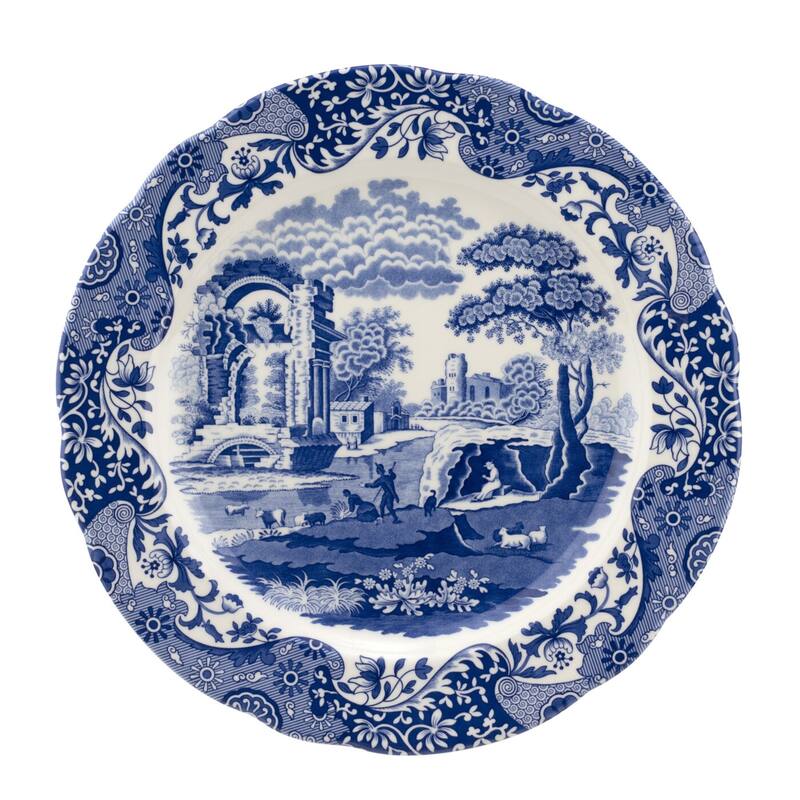 Spode Blue Italian Collection Round Plate - 12 inches