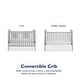 preview thumbnail 11 of 32, Avenue Greene Raiyan 2-in-1 Convertible Wood Nursery Crib