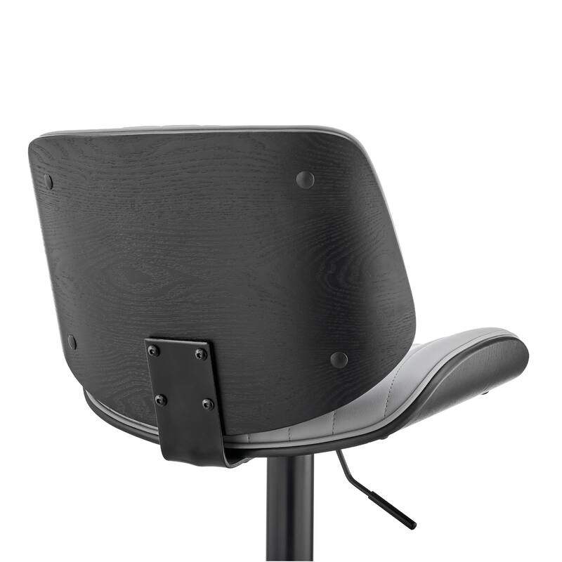 Brock 24" Adjustable Bar Stool - Walnut