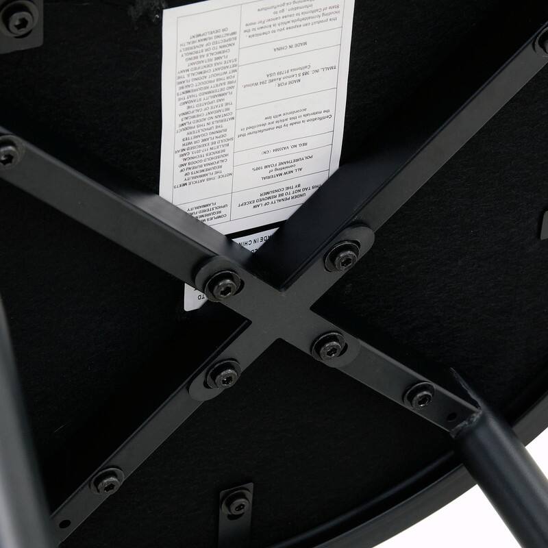 Set of 2 Puffy Bubble Velvet Dining Chairs with Ball Chain Design