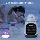 preview thumbnail 4 of 3, Fast Heating & Defrosting Baby Bottle Warmer with LCD Display, Timer - Black - Black