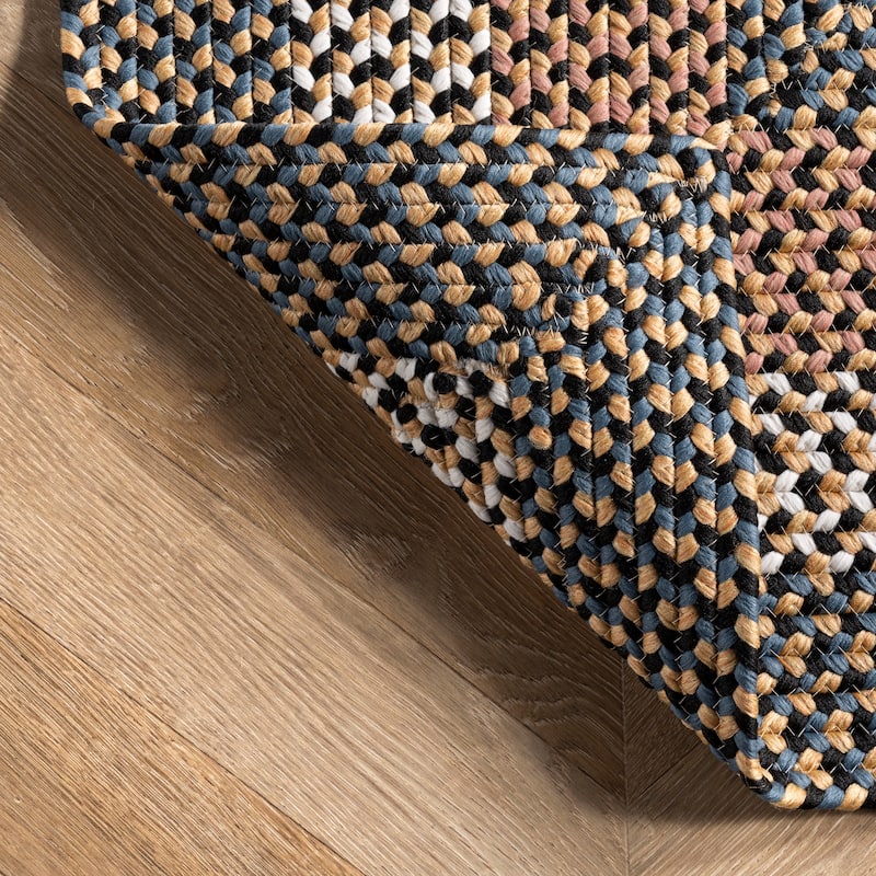 Nuloom Gwyneth Braided Borders Indoor/Outdoor Area Rug