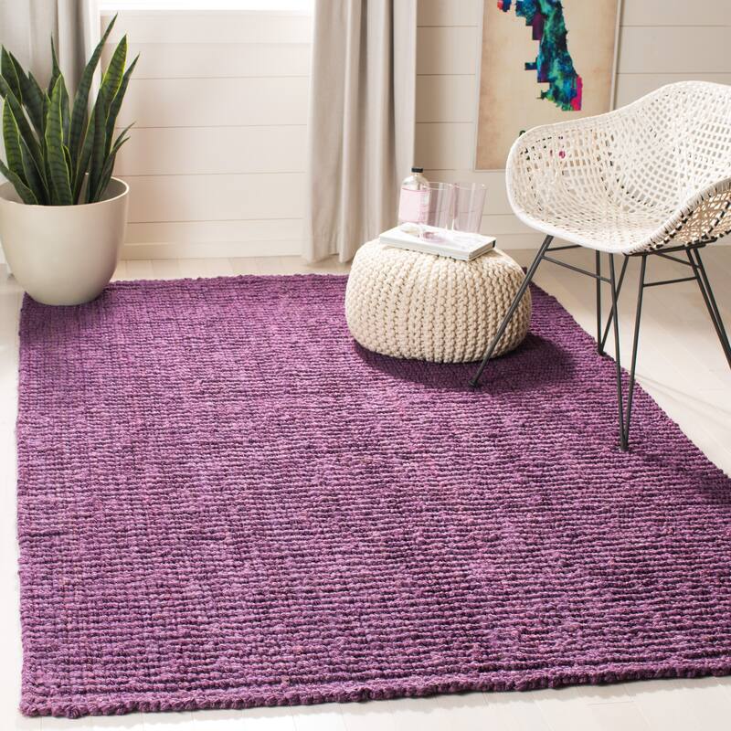 SAFAVIEH Jerneja Handmade Solid Chunky Jute Area Rug