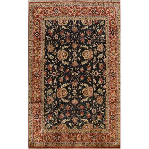 Floral Traditional Oushak Oriental Area Rug Handmade Wool Carpet - 8'9" x 11'7"