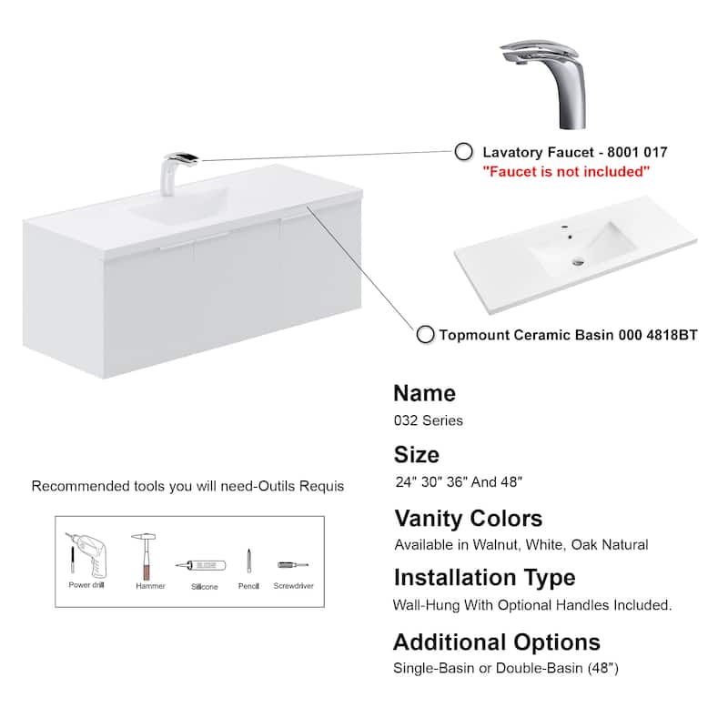 Dillon 48" Single Vanity Set