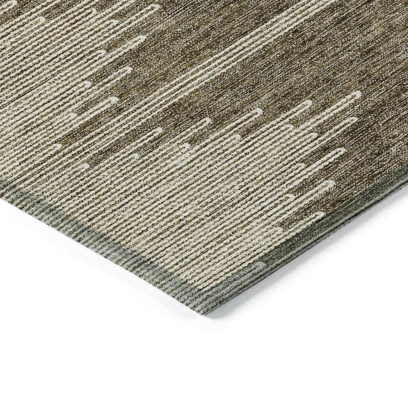 Machine Washable Indoor/ Outdoor Moroccan Boho Rug