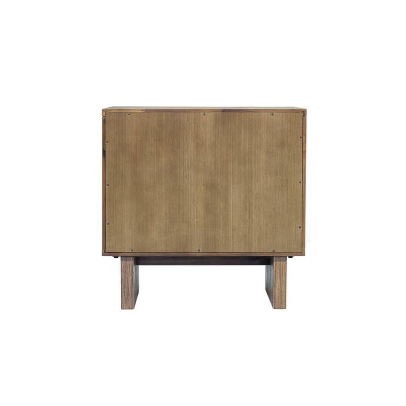 Sophie Solid Acacia 2-Drawer Nightstand