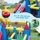 preview thumbnail 7 of 6, Costway 5-In-1 Inflatable Bounce Castle with Basketball Rim & Climbing