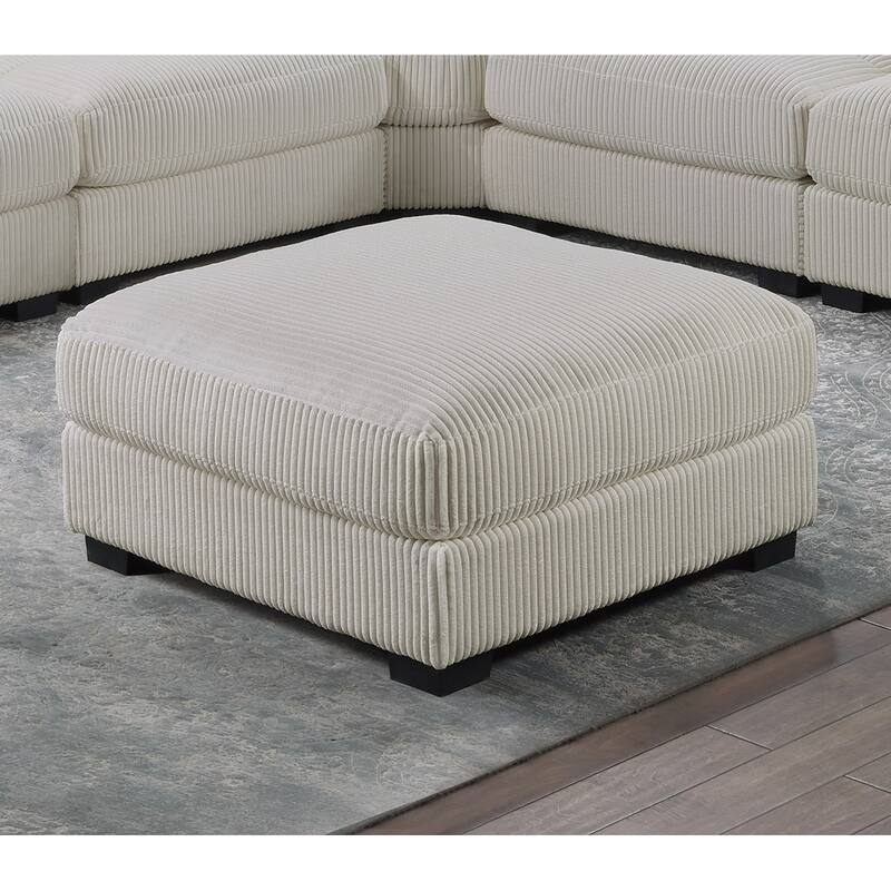 Living Room Furniture Ottoman Comfortable choice, multiple functions, classic design - Beige