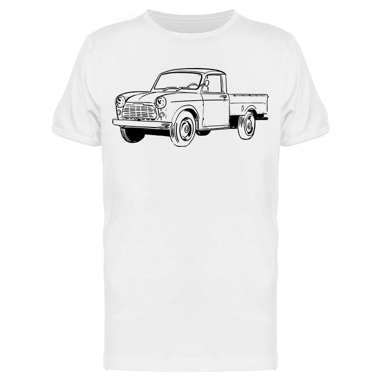 Vintage Pickup Truck Design Tee Men's -Image by Shutterstock