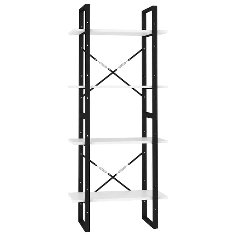 vidaXL Bookshelf Book Cabinet Shelving Unit for Living Room Engineered Wood