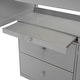 preview thumbnail 14 of 14, Wood Gray Twin High Loftbed Frame with Super Storage Space