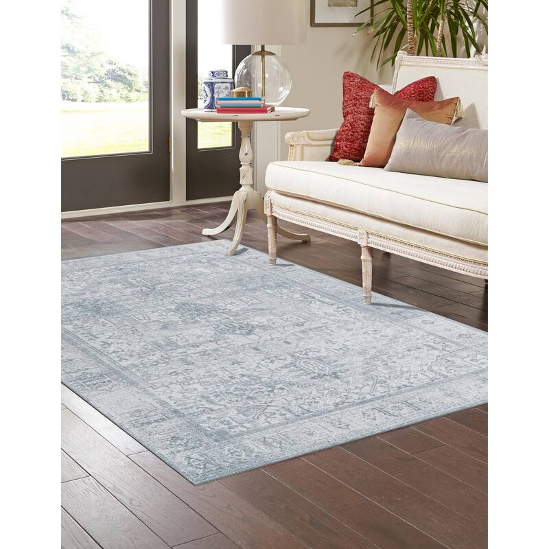 Transitional Rine Collection Area Rug - 2'x3' - Ivory