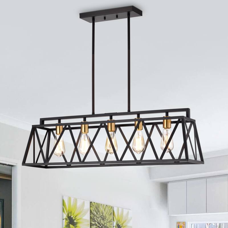 5-light Linear Island Fixture