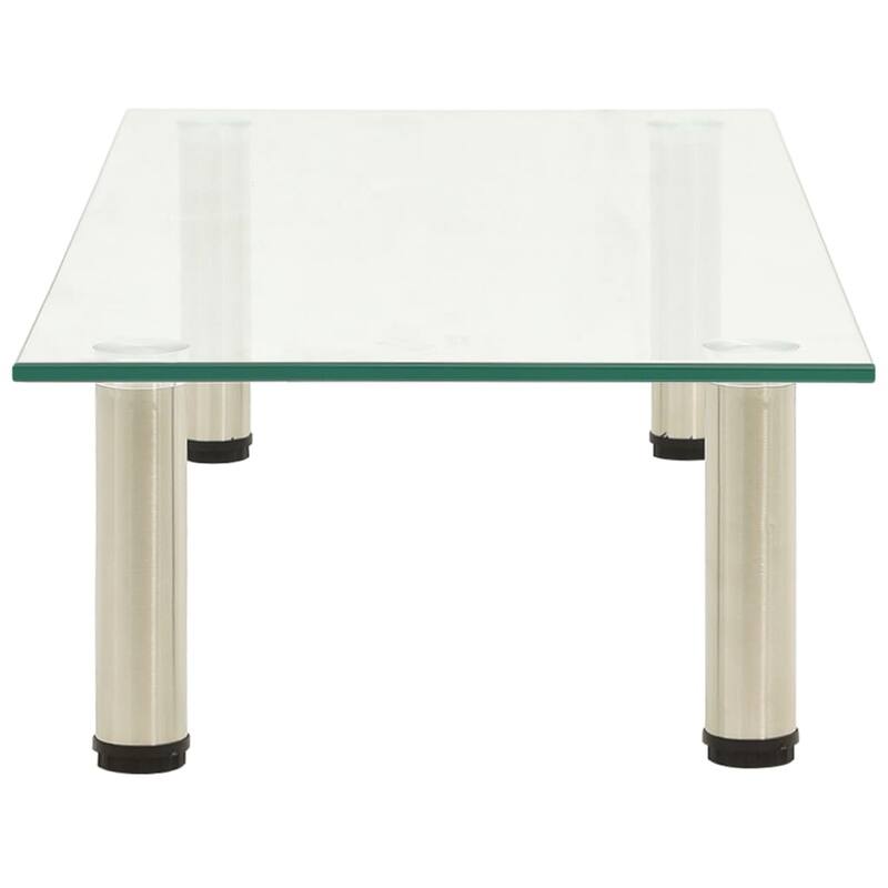 vidaXL TV Stand Entertainment Center HiFi Media Unit Furniture Tempered Glass