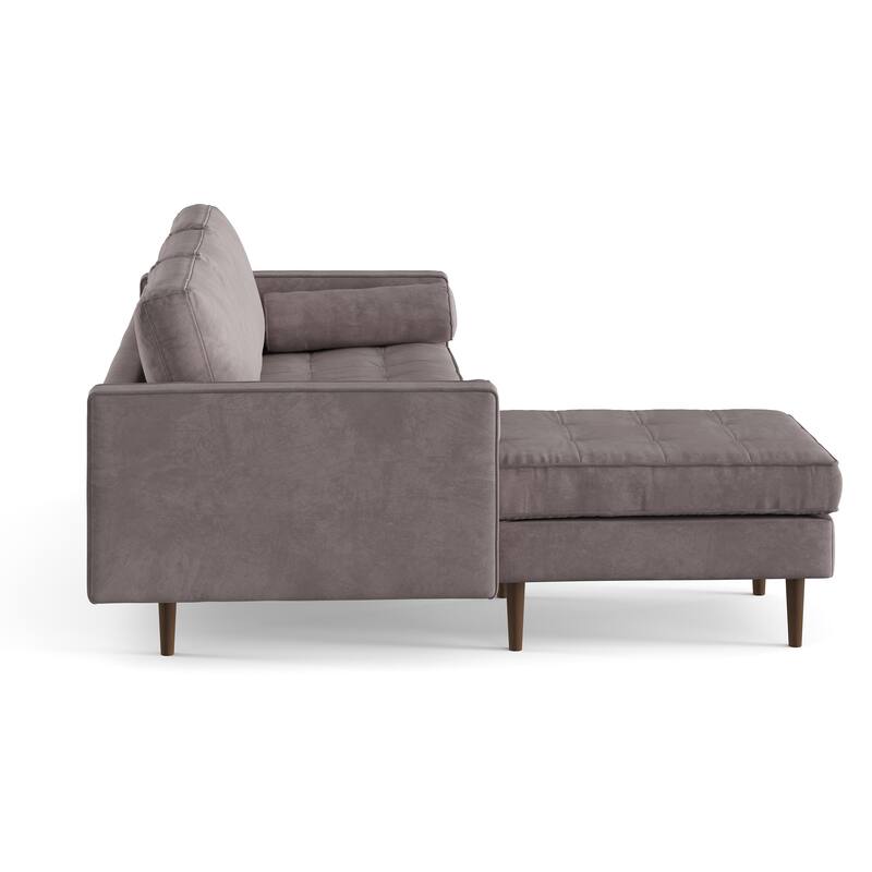 Bloomfield Velvet Reversible Sectional