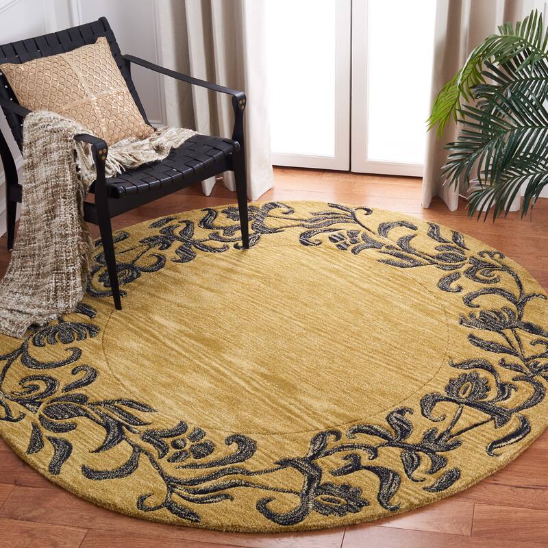 SAFAVIEH Handmade Soho Louisa Floral N.Z. Wool Rug