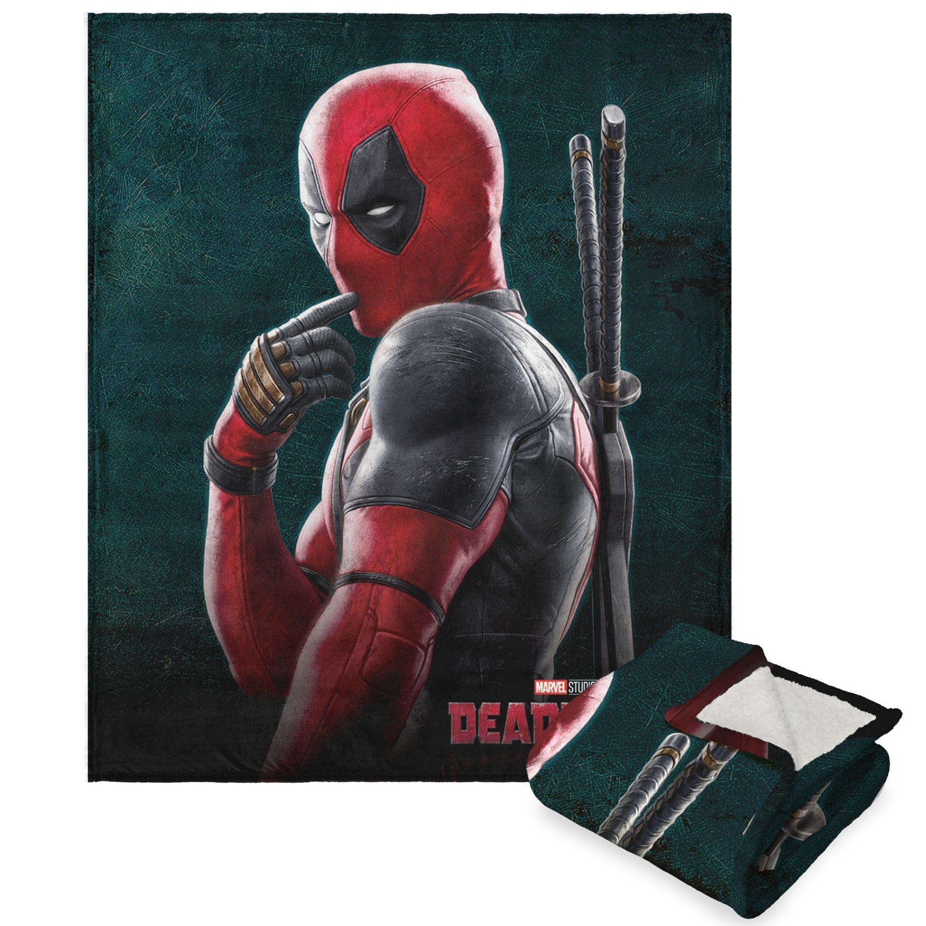 Marvel Deadpool 3 Silk Touch Sherpa Throw Blanket Bed Bath Beyond 40787421