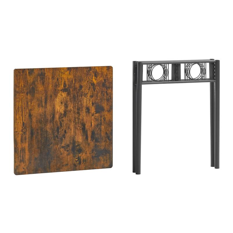 Iron Wood Square Kitchen Dining Room Table