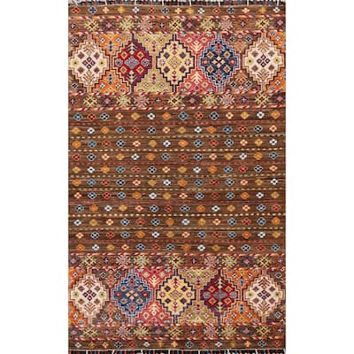 Vegetable Dye Kazak Oriental Area Rug Wool Hand-knotted Kitchen Carpet - 3'4" x 5'1"