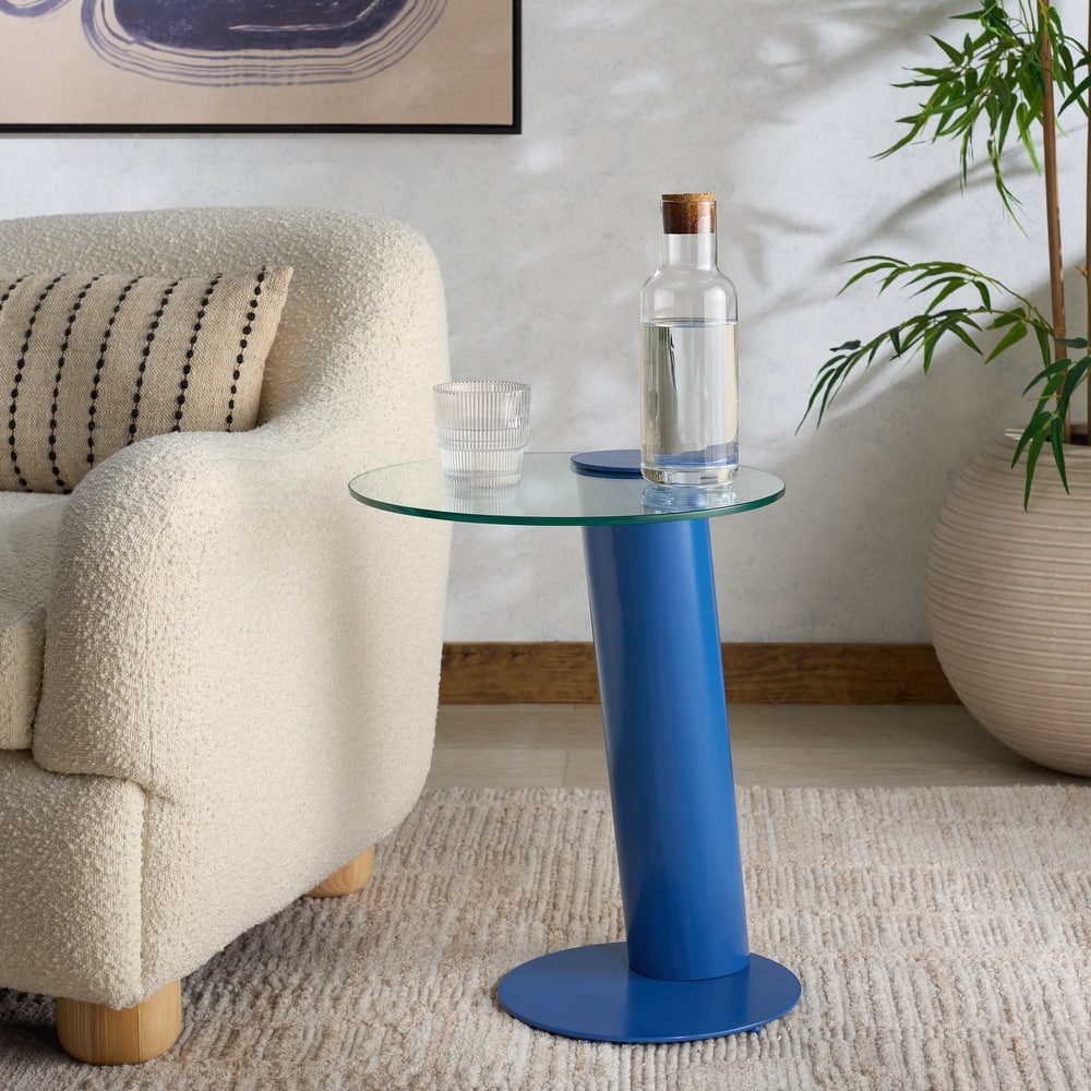 SAFAVIEH Couture Richardson Metal Accent Table - 20"W x 16"D x 21"H