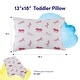 preview thumbnail 3 of 14, 100% Cotton Toddler Pillow & Pillowcase 13"x18"
