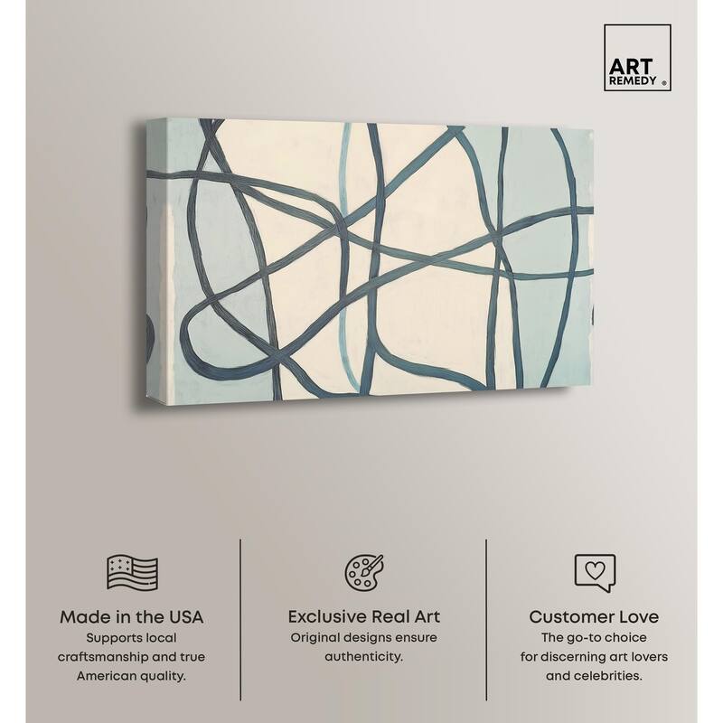 Eternal Loop II Canvas by Art Remedy, Gallery Wrapped