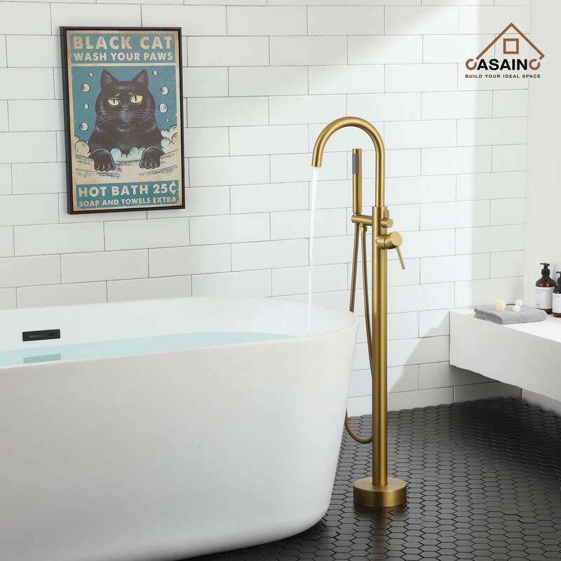CASAINC 2-Function Free Standing Bathtub Faucet with CUPC Certification