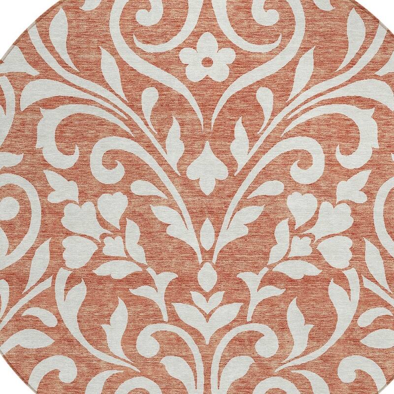 HomeRoots Floral Transitional Rectangle Outdoor Rug