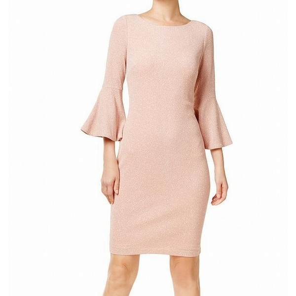 calvin klein pink sheath dress