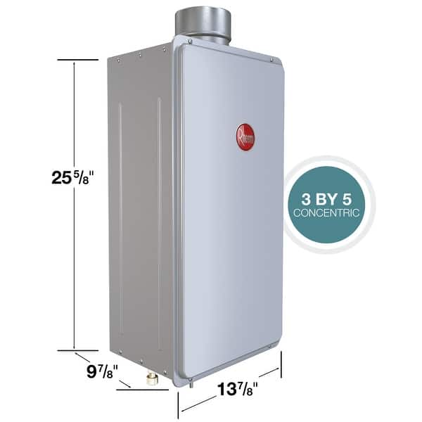 Rheem NonCondensing 8.4GPM Indoor Natural Gas Tankless Water Heater