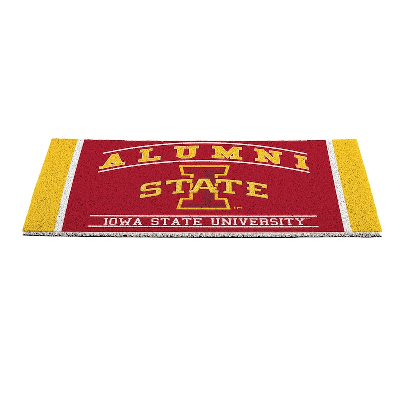 28 in. x 16 in. Iowa State University Alumni Full Color PVC Door Mat