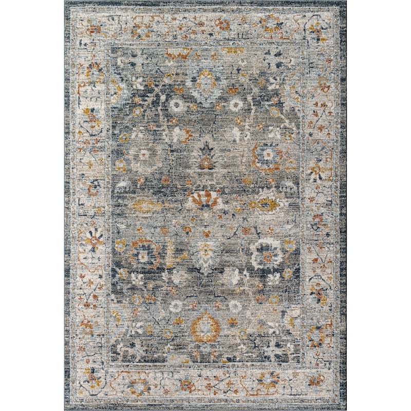 Livabliss Transitional Beckham Medallion Area Rug