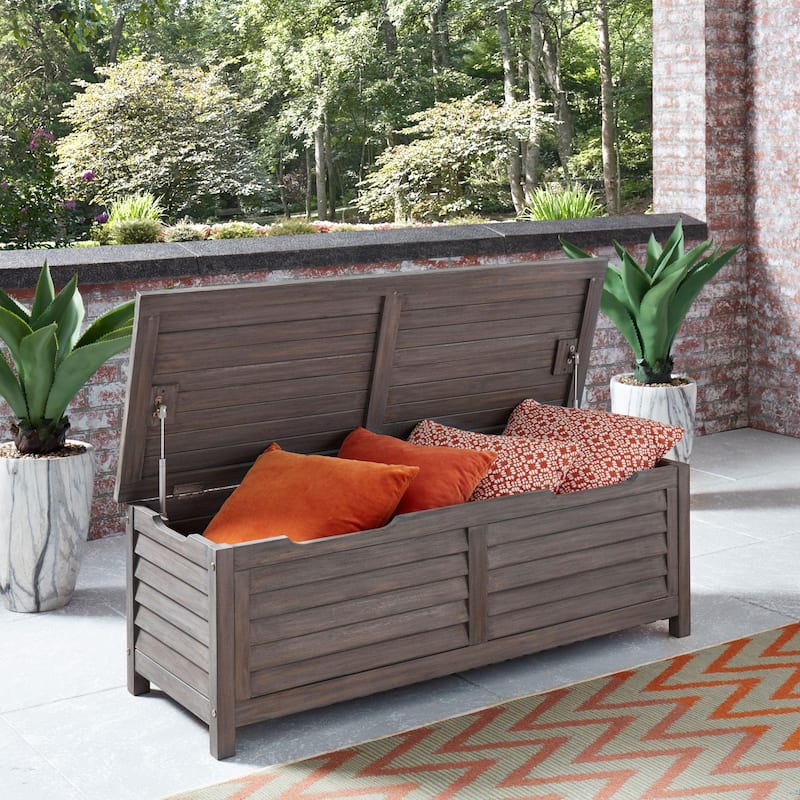 Maho French Grey Outdoor Storage Deck Box