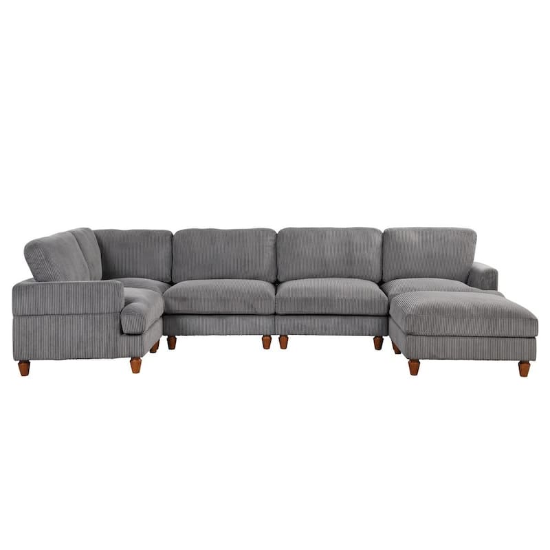 Modular Sectional Sofa with Ottoman L Shaped Corner Sectional for Living Room, Office