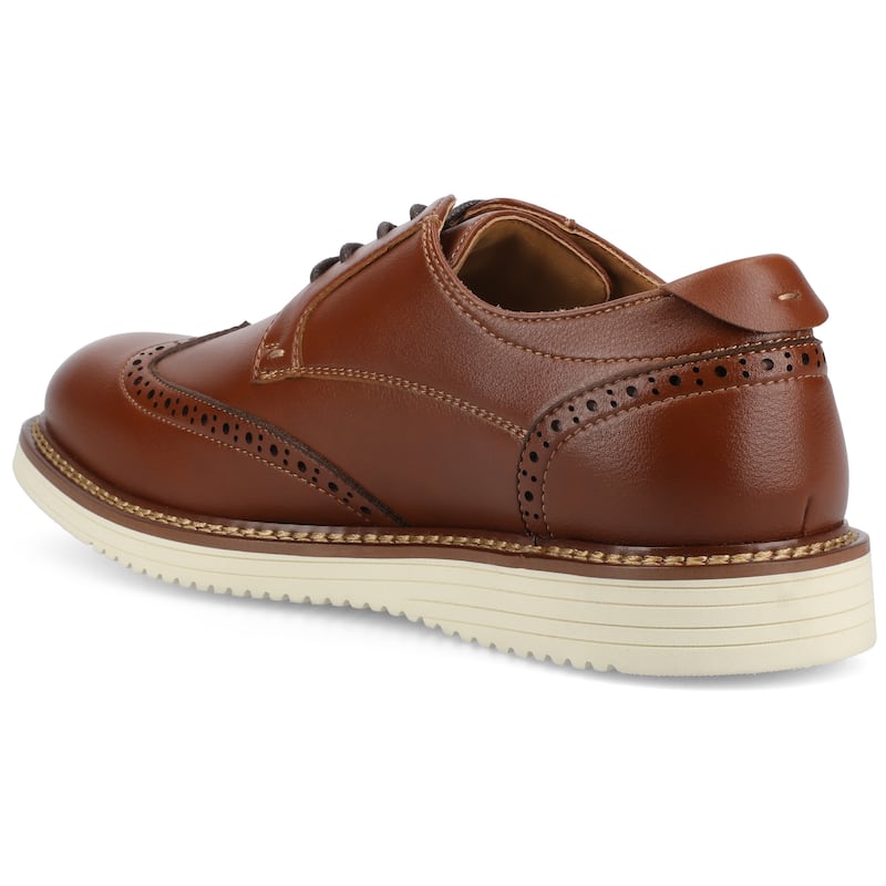 Vance Mens Lorenzo Wingtip Hybrid Casual Dress Shoe