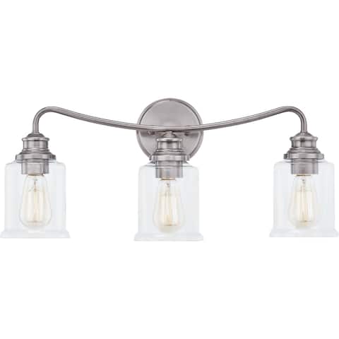 Quoizel Rover Polished Antique Nickel 3-light Bath Light