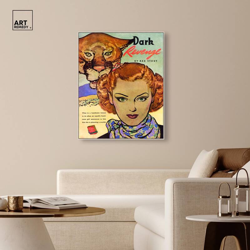 Dark Revenge Book 1939 Canvas by Art Remedy