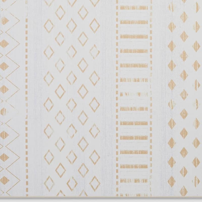 HomeRoots Abstract Geometric Casual Rectangle Area Rug