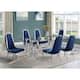 Option 7pcs - Chrome - Navy Blue