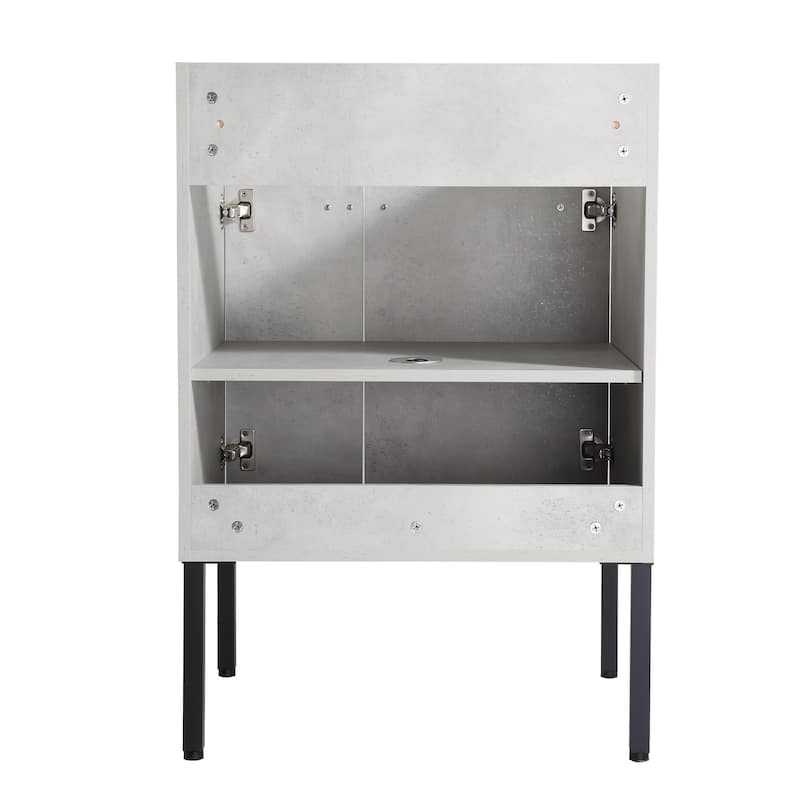 Bathroom Vanity With Sink In 24/30/36 Inch, Floating Bathroom Vanity or Freestanding Vanity With Soft Close Door
