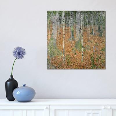 iCanvas 'The Birch Wood, 1903' by Gustav Klimt Canvas Print