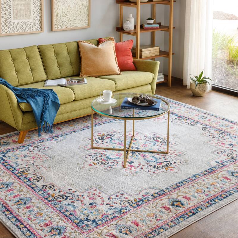 Artistic Weavers Teena Distressed Persian Medallion Area Rug