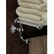 preview thumbnail 3 of 1, Alno Nicole 26"W Towel Rack Shelf with Towel Bar - Made from Solid Polished Brass