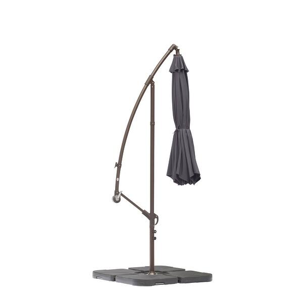 Shop Black Friday Deals On Weller 10 Offset Cantilever Hanging Patio Umbrella Base Not Included On Sale Overstock 20785140