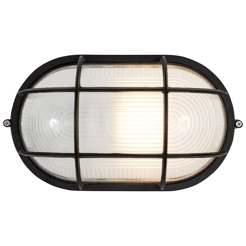 Access Lighting Nauticus Dual Mount - Wet Location Bulkhead - Frosted Glass Shade - Replaceable LED