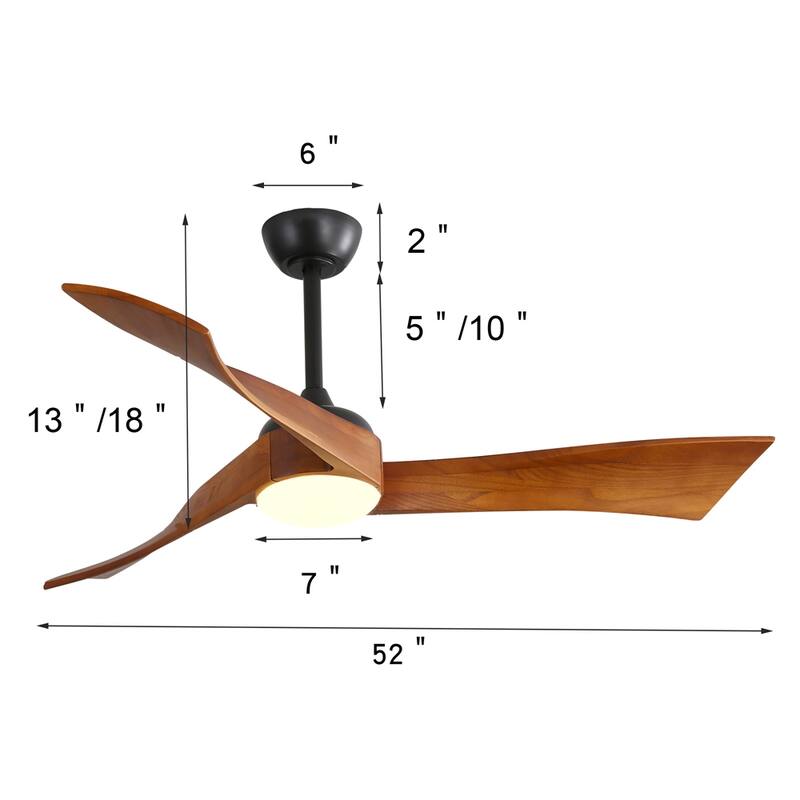 52"Ceiling Fan Light